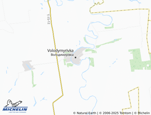 MICHELIN Volodymyrivka map - ViaMichelin