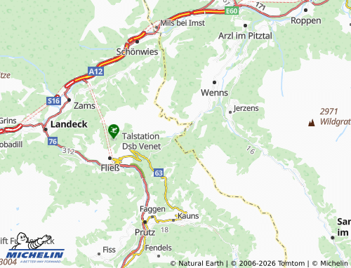 MICHELIN Piller map - ViaMichelin