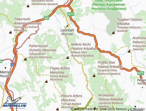 Carte MICHELIN Kampochori - ViaMichelin