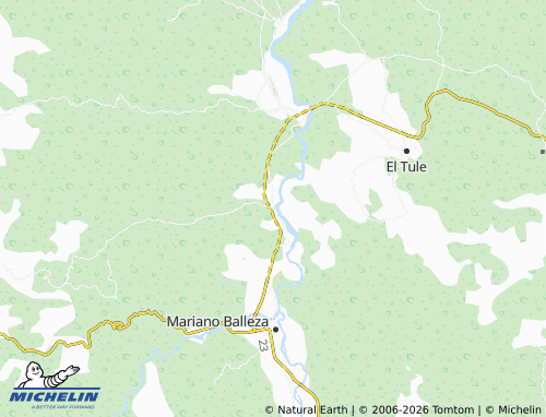 Mappa MICHELIN General Carlos Pacheco, Terrero - ViaMichelin
