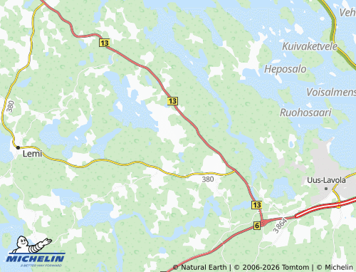 MICHELIN-Landkarte Juvola - ViaMichelin