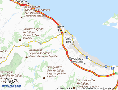 Carte MICHELIN Vasiliko - ViaMichelin