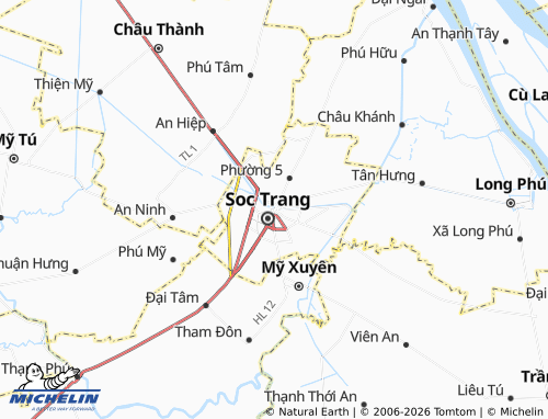 Mappa MICHELIN Phường 1 - ViaMichelin