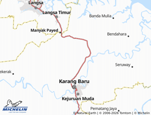 MICHELIN Paya Meta map - ViaMichelin