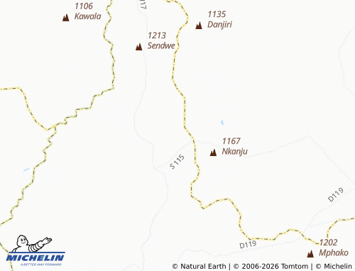 MICHELIN M'ndinde map - ViaMichelin