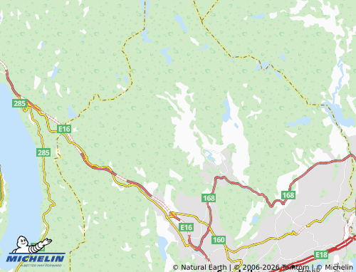 MICHELIN Lommedalen map - ViaMichelin