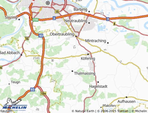 Carte MICHELIN Gebelkofen - ViaMichelin