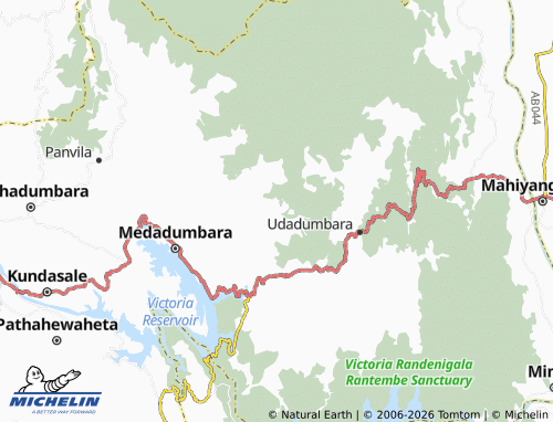 MICHELIN Hakmana map - ViaMichelin