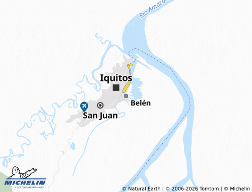 Mapa MICHELIN Belén - ViaMichelin
