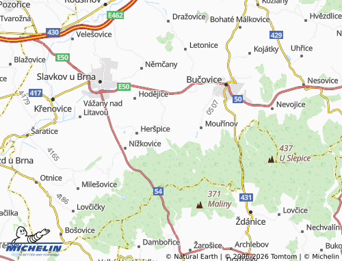 Mappa MICHELIN Rašovice - ViaMichelin