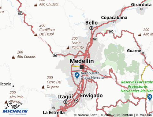 Mappa MICHELIN Los Colores - ViaMichelin