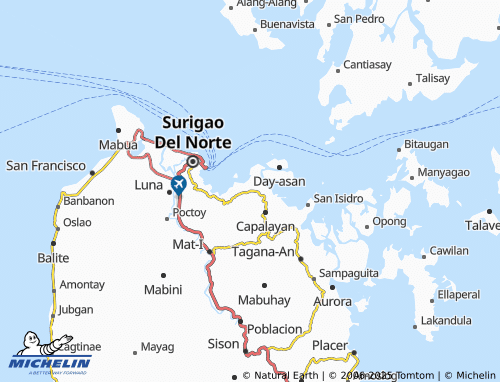MICHELIN Balibayon map - ViaMichelin