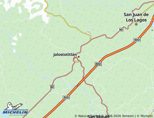 MICHELIN La Calzada map - ViaMichelin