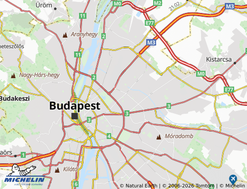 MICHELIN 14. Kerület map - ViaMichelin