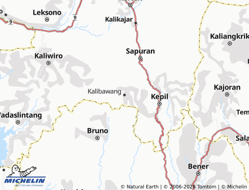 Carte MICHELIN Kalibawang - ViaMichelin