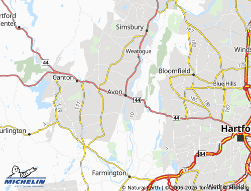 Mappa MICHELIN Avon - ViaMichelin