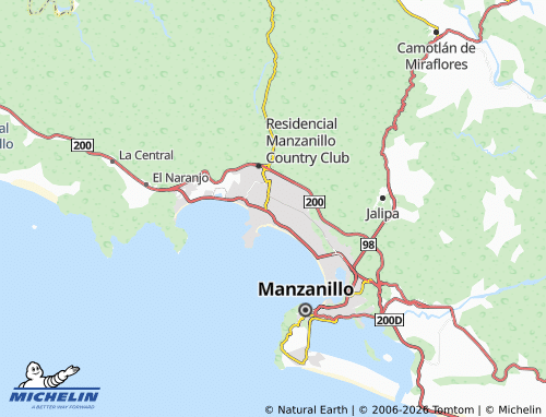 Mapa MICHELIN Lázaro Cárdenas - ViaMichelin