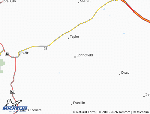 Mappa MICHELIN Springfield - ViaMichelin