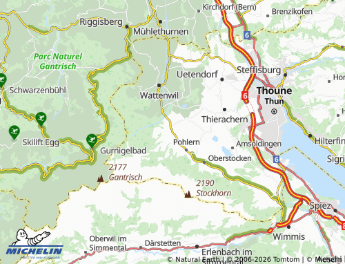 Carte MICHELIN Blumenstein - ViaMichelin
