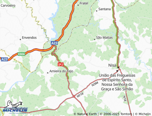 Mapa MICHELIN Falagueira - ViaMichelin