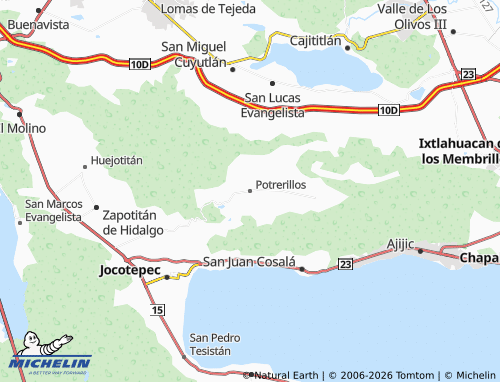 Kaart MICHELIN Potrerillos - ViaMichelin