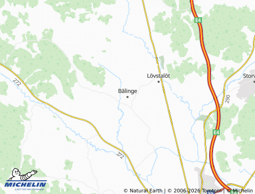MICHELIN Bälinge map - ViaMichelin