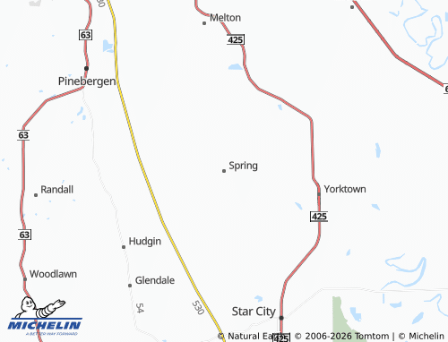 Carte MICHELIN Spring - ViaMichelin