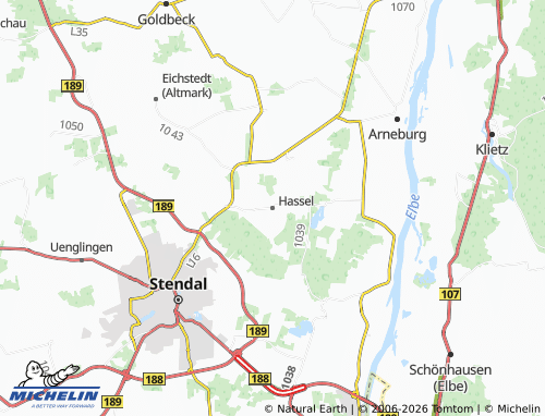MICHELIN Hassel map - ViaMichelin