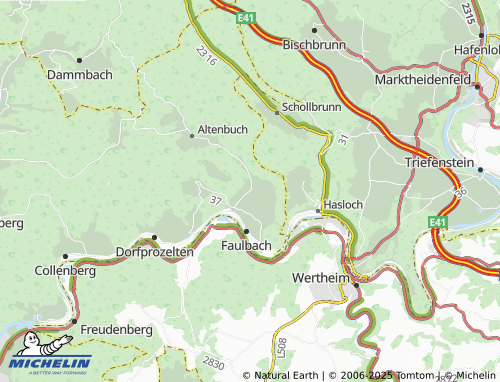 MICHELIN-Landkarte Breitenbrunn - ViaMichelin