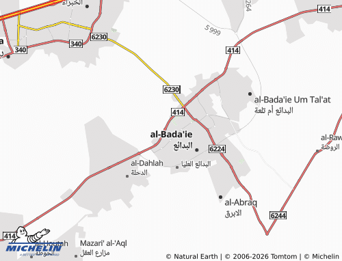 MICHELIN-Landkarte Al Asfar - ViaMichelin