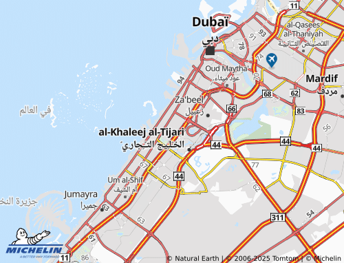 Carte MICHELIN al-Wasl - ViaMichelin