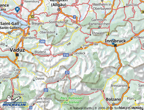 MICHELIN Landeck map - ViaMichelin