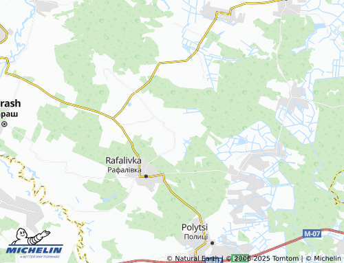 MICHELIN Lozky map - ViaMichelin