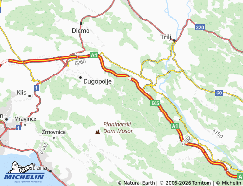 MICHELIN Kotlenice map - ViaMichelin