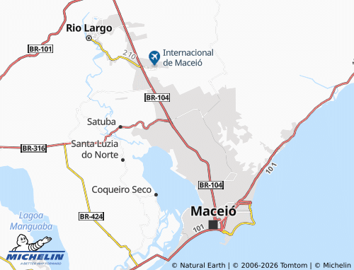 Mapa MICHELIN Tabuleiro do Martins - ViaMichelin