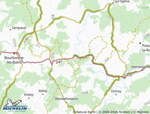 Mappa MICHELIN Châtillon-sur-Saône - ViaMichelin
