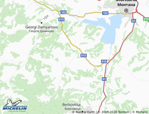 Mappa MICHELIN Gaganitsa - ViaMichelin