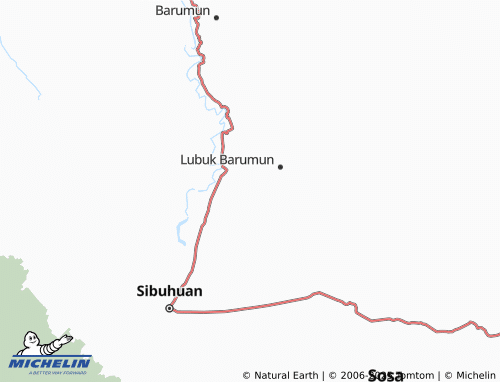 MICHELIN Huta Lombang map - ViaMichelin