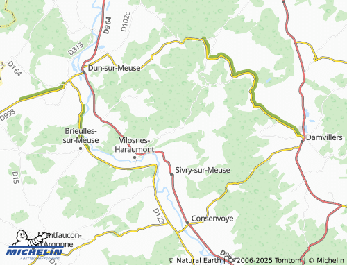MICHELIN Haraumont map - ViaMichelin