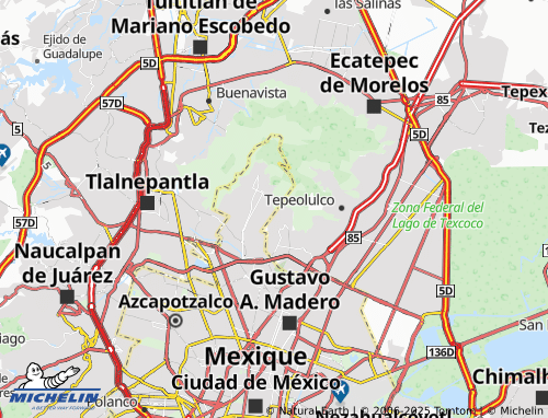 MICHELIN Vista Hermosa map - ViaMichelin
