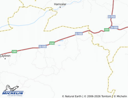 Mapa MICHELIN Karacadağ - ViaMichelin