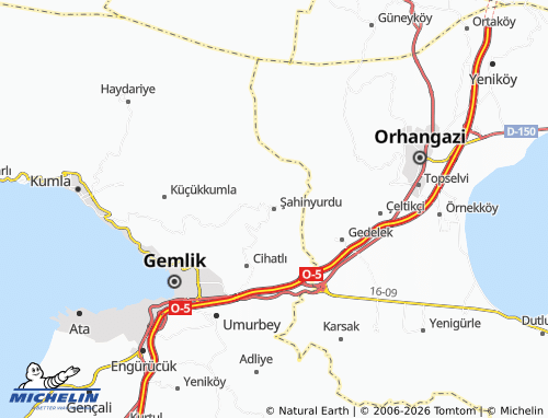 Mappa MICHELIN Şahinyurdu - ViaMichelin