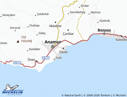 MICHELIN İskele map - ViaMichelin