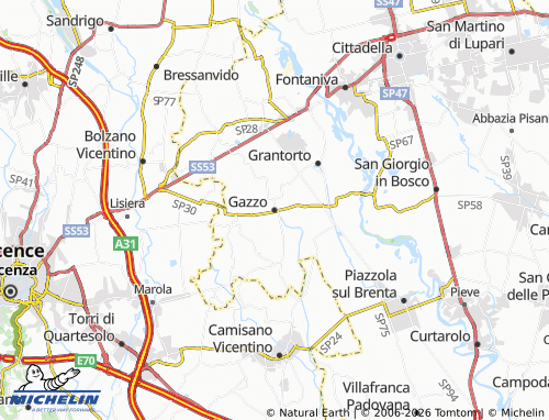 Mapa MICHELIN Gazzo - ViaMichelin