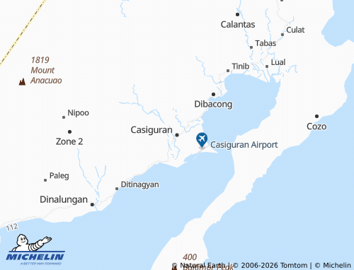 MICHELIN Casiguran map - ViaMichelin