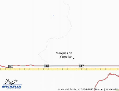 MICHELIN-Landkarte Flor de Márquez de Comillas - ViaMichelin