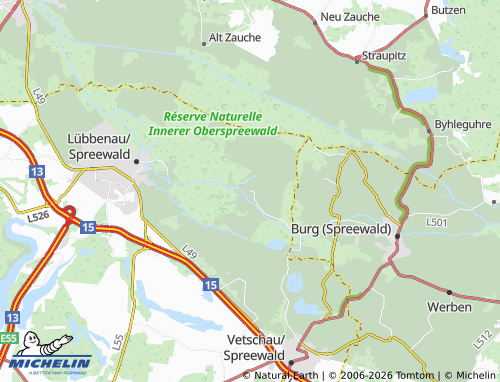 MICHELIN Leipe map - ViaMichelin