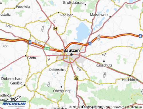 MICHELIN Bautzen map - ViaMichelin
