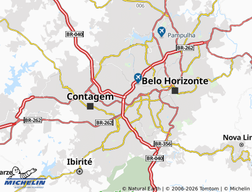 Mapa MICHELIN João Pinheiro - ViaMichelin