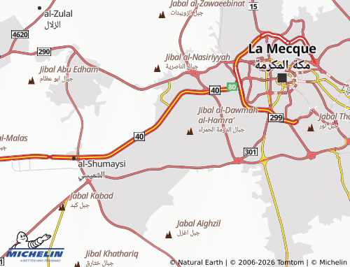 MICHELIN-Landkarte al-Malik Fahd - ViaMichelin